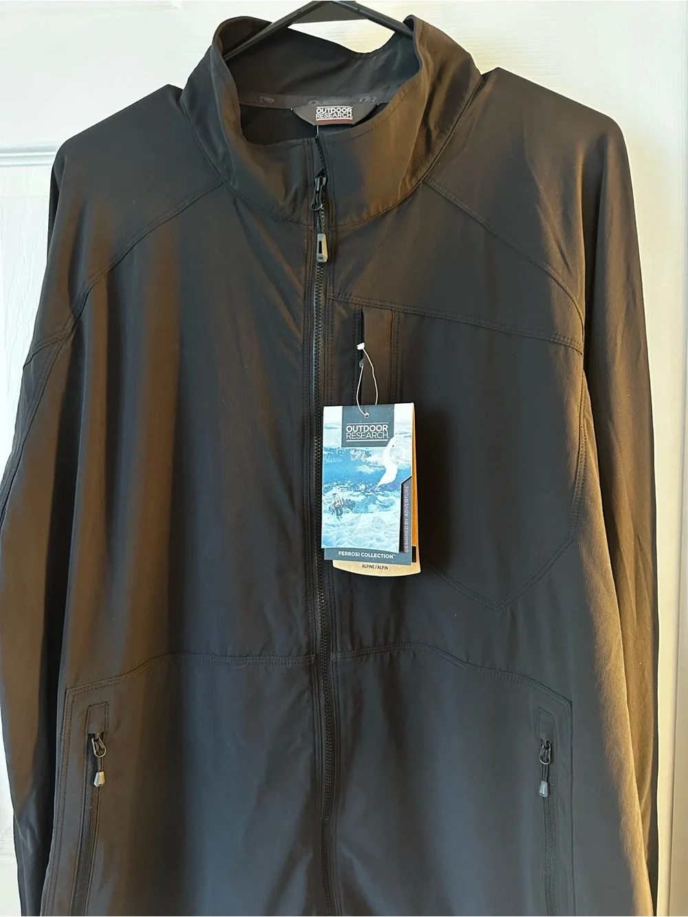 NWT Outdoor Research Black Full-Zip Lightweight Jacket - Picture 2 of 6